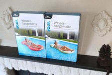 NEU Aufblasbare Wasserhängematte Luftmatratze Netzgewebe 167x82 cm rot oder grün