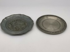 Zinn teller wandteller mit - zinn,