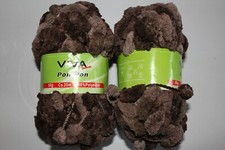 Pomponwolle Effekt-Strickgarn