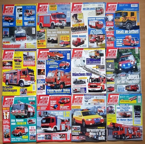 12x feuerwehr magazin 2002 - feuerwehr-magazin,
