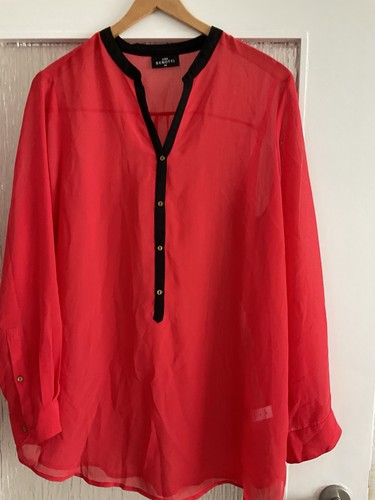 Edle sexy rote bluse 44 - rote, bluse,