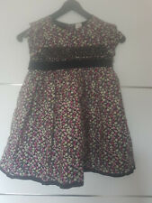 Strawberry Faire Kinderkleid ohne Ärmel ärmellos lila grün Gr.104 Blumen Mädchen