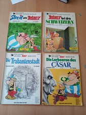 4 Asterix-Hefte 1970-72 Band 15-18 (XV-XVIII) in ERSTAUFLAGE Zustand 2+ bis 2-