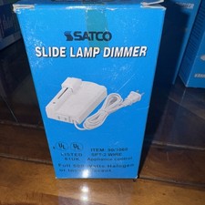 Slide lamp dimmer - slide, rated
