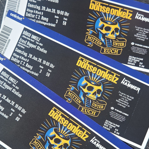 Tickets für zusammen 200 - 3, €
