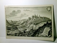 Dornburg während des 30jährigen Krieges. Alte Ansichtskarte / Postkarte s/w, ung