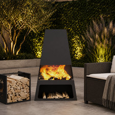Feuerstelle Stahl Garten