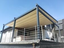 Pergola Markise elektrisch Terrassenfaltdach Sonnenschutz Regenschutz Gastro