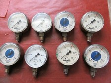 8 x Manometer Acetylen RHÖNA WIKA Sauerstoff  Autogen Schweißen #A65#