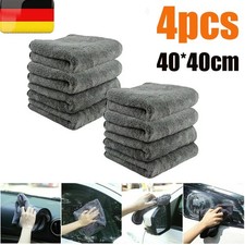 4-Pack Auto 1200GSM Mikrofasertuch Poliertuch Trockentuch Microfaser 40*40cm DE