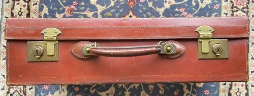 Vintage lederkoffer england - vintage,