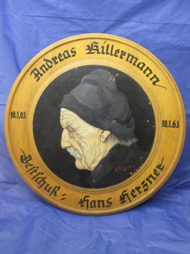 Alte schützenscheibe - alte,