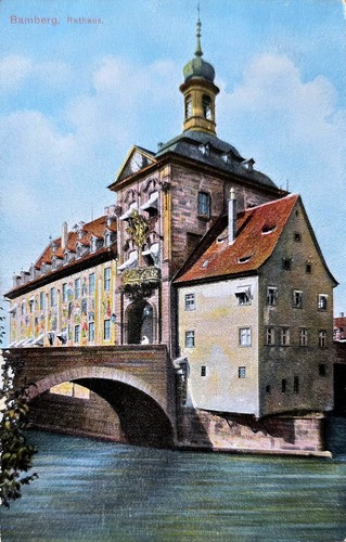 Bamberg rathaus 1920er - bamberg,