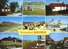 Baltrum Nordseebad Ostdorf Spielteich Inselhaus Hafen Strand Deich Kirche Flugpl