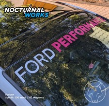 Blendstreifen Schrift 100cm Ford Performance Aufkleber Scheibenkeil Tuning