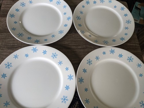 Corelle blue snowflakes - corelle, &