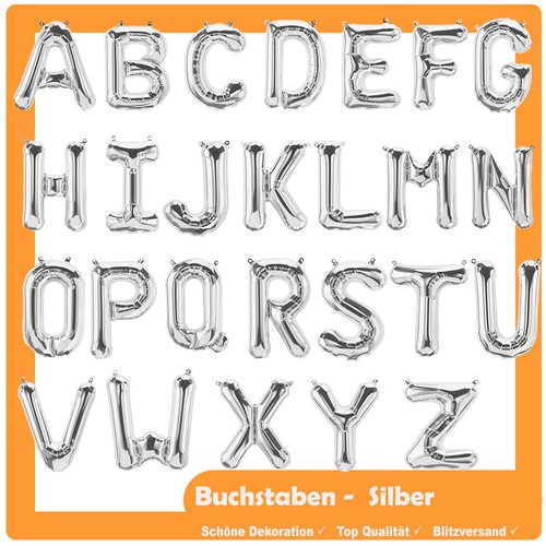 Buchstaben folienballons - buchstaben,