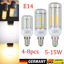 4/8x E27 E14 LED Birnen Mais