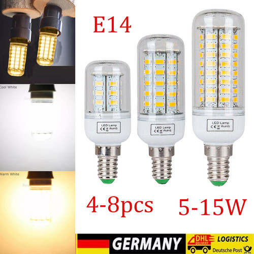 E27 e14 led birnen - 4/8x,