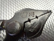 Alte Falzzange Zwickzange für Schuhmacher Schuster Sattler Lederbearbeitung ZUG