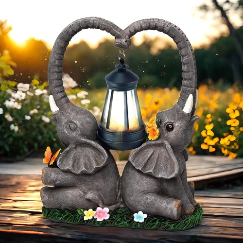 Solar elefant gartendeko 27cm - solar,