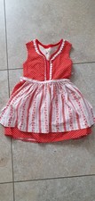 Dirndl rot weiß gepunktet - , mit