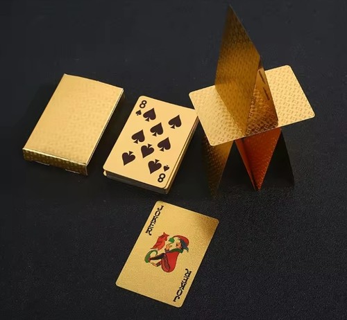 Hochwertige pokerkarten gold - pokerkarten,