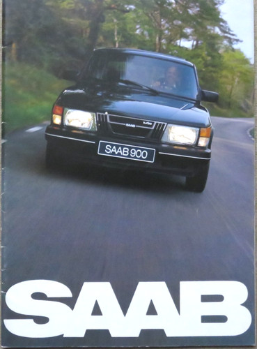 Saab 900 prospekt brochure von - 900,