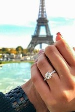 2Ct Moissanit Solitaire