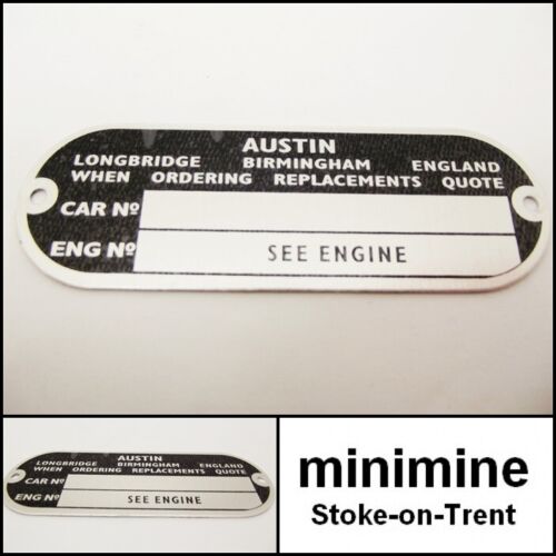 Classic mini chassis plate - mini,