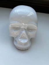 Deko Totenkopf Schädel weiß Keramik - groß - Zara Home