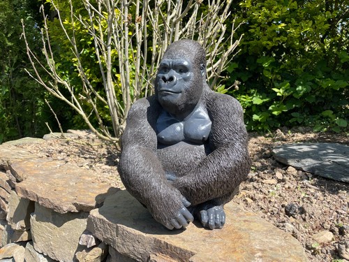 Gorilla deko tierfigur höhe - deko,
