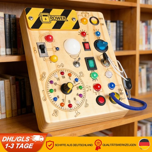 Led busy board montessori - led,