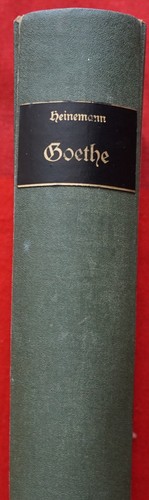 Goethe karl heinemann - -,