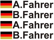 DTM  Aufkleber "Namen +