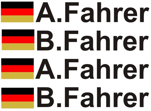 Dtm aufkleber namen - dtm, "namen