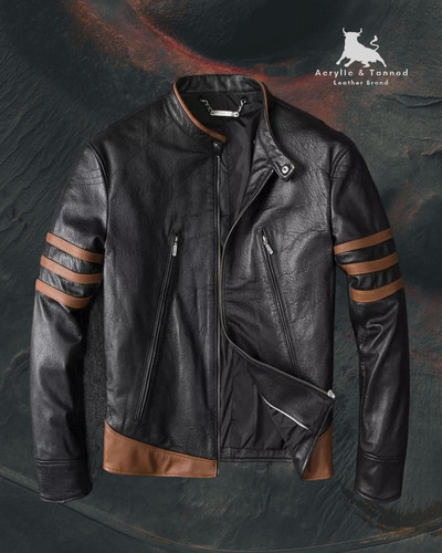 Herren wolverine lederjacke - wolverine,