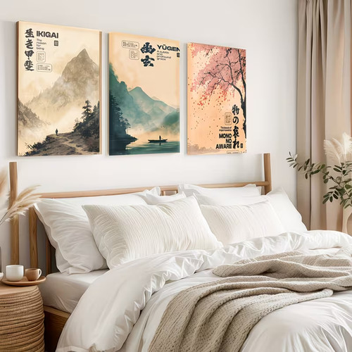 Set leinwanddrucke japan - er,