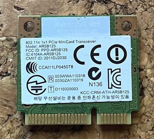 Atheros ar5b125 mini wlan - atheros,