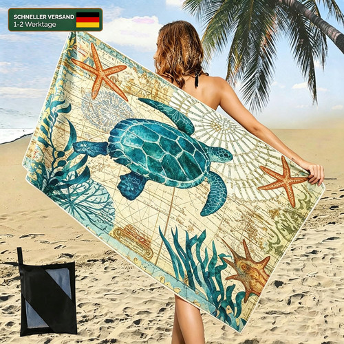 Strandtuch mikrofaser 160x80cm - strandtuch,