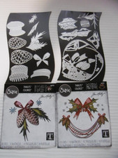 sizzix schablonen weihnachten