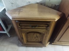 Eckkomode, TV Eckschrank Echtholz Massiv