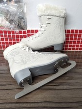 Oxelo Fell gefütterte Schlittschuhe Eiskunstlaufschuhe Größe EU 41 UK Größe 7 schöne Schlittschuhe