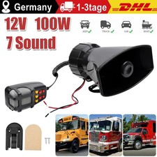 12V 7- Klang Laute Horn Hupe