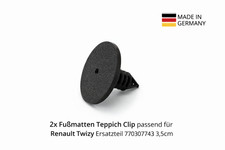 Fußmatten teppich clip - 2x,