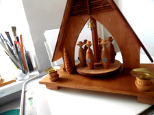 Tischpyramide Erzgebirge Handarbeit