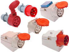 as - Schwabe CEE Starkstrom Stecker Wanddose Anbaudose Kupplung 400V / 16A IP44