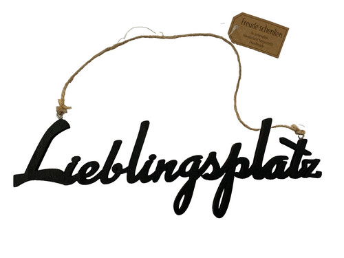 Schriftzug lieblingsplatz - schriftzug,