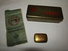 alte Blechdose VESTA Nähmaschine  Blechbüchse Büchse Dose