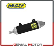 Auspuff Arrow Alum Schwarz Zugel Thunde Endrohr Stahl Malaguti XTM 125 2019 2020